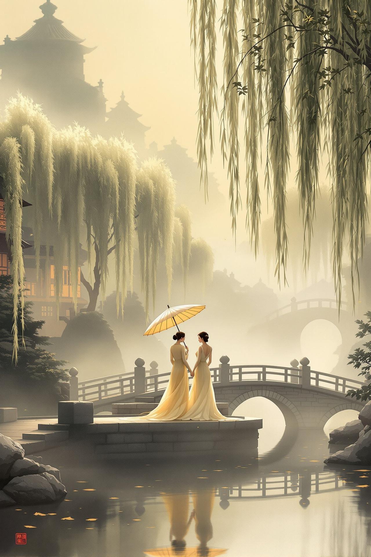 红果漫据精选作品 - 江南春 - 一段发生在烟雨江南的唯美爱情